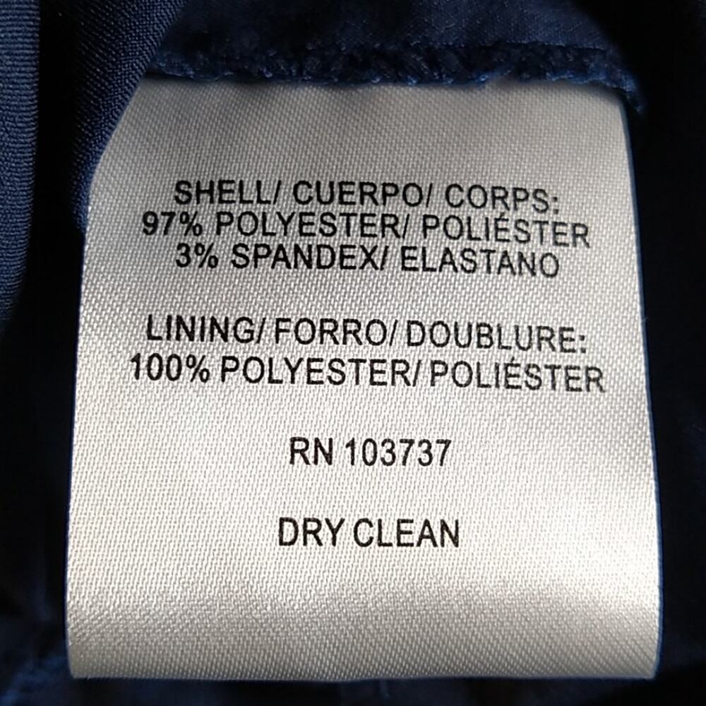 Donna Morgan 3/4 Sleeve Drop Waist Chiffon Dress 4P - Picture 11 of 11